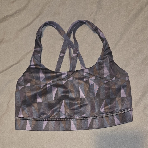 Lululemon Geometric Print Sports Bra - Picture 1 of 2